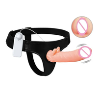 Silikon Strap-on Ferngesteuerter Vibrierender Herren-Open-Dildo-Höschen