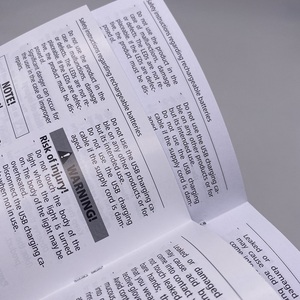 Haute qualité FSC prix bon marché personnalisé vélo lumière LED livre catalogue livret impression manuel d'instructions - Product Image 4