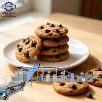 Ligne de production industrielle automatique de biscuits fiable pour la fabrication de biscuits mous et durs, vente en gros