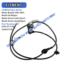 Capteur de vitesse de roue ABS arrière droit pour Mazda 6 Wagon Atenza Sedan GJ6A-43-71YB GJ6A-43-71YC GJ6A-43-71YA GJ6A4371YB GJ6A4371YC