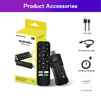 Nouveau MX10 X1 4K Android 13 Portable TV Dongle 2GB RAM 16GB ROM IPTV TV STICK 4K Smart TV Box Fire Sticks