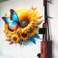 MK02 New Friankor Printer Dinding 3D Otomatis UV Inkjet dengan Print Head DX7 2880dpi 2-6 SQM/Jam untuk Penggunaan Dalam/Luar Ruangan Mesin Pengecatan Mural