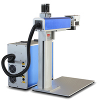 Machine de marquage laser à fibre de type split LXSHOW 20W/30W/50W avec autofocus pour métal, bois, cuir et matériaux non métalliques