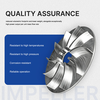 Composant de pompe semi-ouverte sur mesure en acier inoxydable 316 pour le traitement chimique, fabrication par moulage d'investissement, fournisseur OEM en gros, pièce de rechange