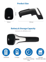 Scanner de codes à barres QR POS 2D haute performance Scanner de lecteur de codes QR portable sans fil 2.4G pour la vente au détail et l'entreposage