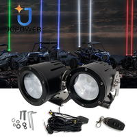 3 "RGBw Télécommande Offroad Laser LED Whip Lights Sky Tracer pour ATV UTV Polaris Can Am Epxpedition