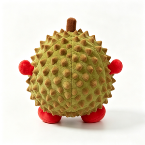 Peluche de durián personalizado, peluche de fruta tropical, lindo peluche de durián, peluche de durián relleno, peluche de durián redondo - Product Image 3