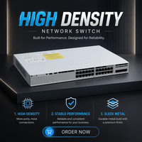 Cisco Brand New C9200L 24 Port Full PoE Switch 4x10G Uplink C9200L-24P-4X-E untuk Switch Jaringan Akses Perusahaan.