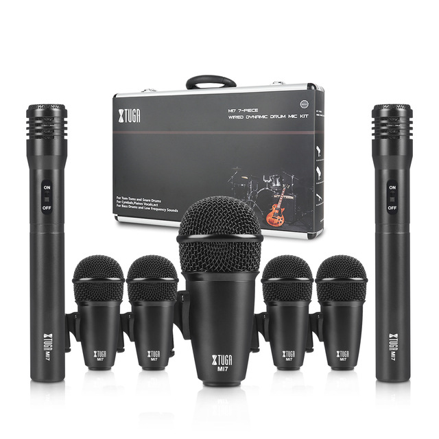 Factory Source Musical Instruments Stage Professional Metal Drum Kit Band Drum Set Microphone