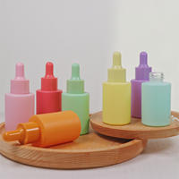 Flacon compte-gouttes carré en verre dépoli de haute qualité, personnalisé, pour vernis à ongles et huiles, avec impression dorée, 30-100 ml, vente en gros usine