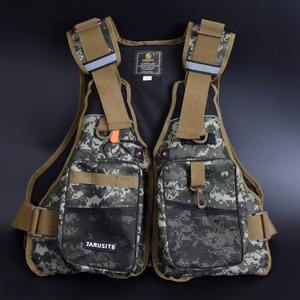 Lightweight Digital Camouflage <strong>Fly</strong> &amp; Lure Fishing Life Jacket Gear FLI <strong>FISH</strong> <strong>VEST</strong> with Buoyancy - Product Image 3