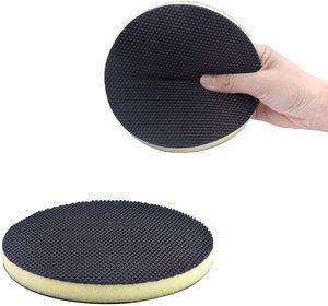 6 pouces crochet et boucle argile tampon voiture lavage nettoyage polissage mousse tampon éponge disque voiture cire argile tampons pour le lavage automobile