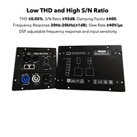 Amplificateur de plaque de subwoofer 2 canaux Dsp 200/400/600/800 Watts Module d'amplificateur de classe D pour haut-parleur actif Line Array