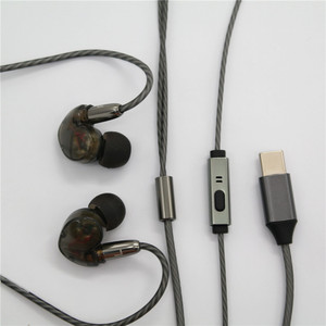 หูฟังประเภทซีพร้อมไมโครโฟนและฟังก์ชั่นข้ามเพลงได้ MMCX ถอดออกได้ สีเทาไทเทเนียม ซับวูฟเฟอร์ ความถี่ 20 20 กิโลเฮิรตซ์ - Product Image 3