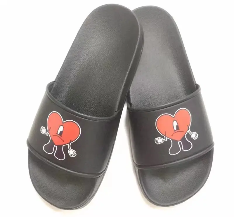 2022 Hot sell Dropship Footwear Sandal PVC ECO Frindly EVA Slippers Men Plain bad bunny Slippers Custom Logo Slide Sandal