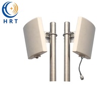 Routeur WiFi HRT TDJ-2400BKD12 2,4 GHz et 5 GHz, antenne de communication directionnelle extérieure à panneau, gain 12 dBi, largeur de faisceau 35°