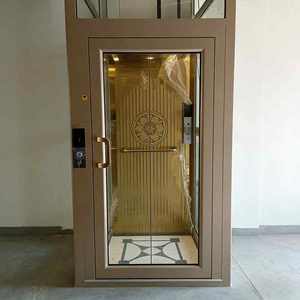 Système d'ascenseur hydraulique silencieux <span class=keywords><strong>pour</strong></span> <span class=keywords><strong>maison</strong></span>, vitesse 2,5 m/s, ascenseur de villa, plateforme élévatrice résidentielle gain de place <span class=keywords><strong>pour</strong></span> 3 étages - Product Image 3
