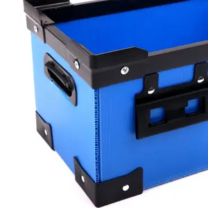 Manufacturer Best Price Wholesale Antistatic Foldable Picking Storage Boxes Pp Plastic Sheet Box