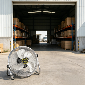 Ventilateur de sol commercial à inverseur 16/18/20 pouces, pales en aluminium aviation, conception ultra silencieuse, pour la ventilation et le refroidissement des usines et ateliers - Product Image 6