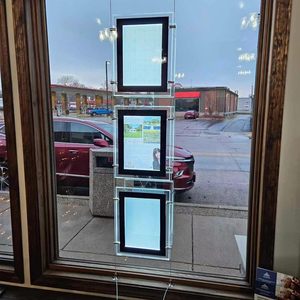 A4 A3 A2 A1 A0 Real Estate Window Display <strong>Magnetic</strong> Frame Lightbox Acrylic Illuminated <strong>Poster</strong> Hanging Led Light Boxes - Product Image 5