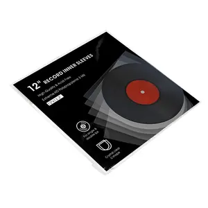 Di plastica trasparente del vinile record interno della copertura migliore per 12 ''LP