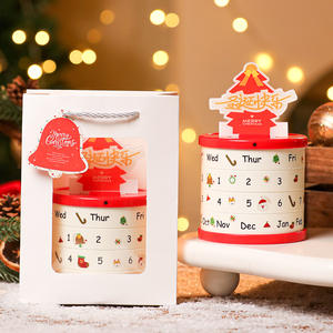 Boîte cadeau <span class=keywords><strong>de</strong></span> Noë<span class=keywords><strong>l</strong></span>, emballage pour la veille <span class=keywords><strong>de</strong></span> Noë<span class=keywords><strong>l</strong></span>, <span class=keywords><strong>calendrier</strong></span> <span class=keywords><strong>de</strong></span> <span class=keywords><strong>l</strong></span>'<span class=keywords><strong>avent</strong></span>, porte-stylo, jouet créatif pour enfants - Product Image 4