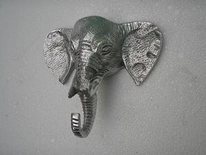 Estatua de cabeza de elefante de montaje en pared, escultura para decoración del hogar - Product Image 3