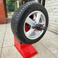 Machine d'alignement et d'équilibrage de roues de voiture ZeHoo A200 économique à entrée manuelle, affichage LED, précision 1g, roue maximale 1000mm