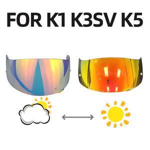 Visera fotocromática, lente de motocicleta, <span class=keywords><strong>Casco</strong></span> Shields, accesorios de motocicleta, piezas de vidrio para <span class=keywords><strong>casco</strong></span> <span class=keywords><strong>AGV</strong></span> K1 K3SV K5 - Product Image 3