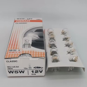 หลอดฮาโลเจนขนาดเล็กแบบคลาสสิก12V 5 W <span class=keywords><strong>W5W</strong></span> T10 2825 W2.1X9.5D ตัวเชื่อมต่อ VW อะไหล่หลอดไฟเปลี่ยนอัตโนมัติ - Product Image 3