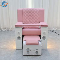 Canapé de massage électrique professionnel pour pédicure, manucure et extension de cils NailsTech Chaise de table de bureau manucure