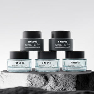 Pot en verre givré <span class=keywords><strong>FINSPOT</strong></span> 30/50g, option pot en verre à large ouverture, impression OEM, emballage cosmétique pour crème anti-âge - Product Image 3
