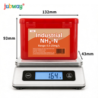 Kit de Prueba de Nitrógeno Amoniacal Industrial JUBWAY 0.5-25mg/L, Prueba Rápida de Calidad del Agua para Monitoreo de Aguas Residuales y Acuicultura