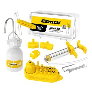 Le <span class=keywords><strong>kit</strong></span> de réparation de <span class=keywords><strong>frein</strong></span> à disque <span class=keywords><strong>hydraulique</strong></span> de vélo EZmtb comprend un outil de vidange et de vidange pratique pour l'entretien quotidien - Product Image 1