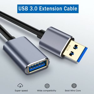 Satılık yüksek kalite USB 3.0 <span class=keywords><strong>2</strong></span> metre 1.8M uzatma yazıcı kablosu M F genişletici kablosu veri kablosu erkek dişi alaşım yüksek hızlı - Product Image 6