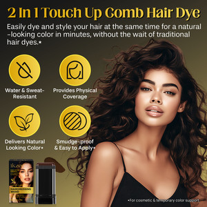 Aplicador de Tinte para Cabello IKZEE, Portátil y Conveniente, 3 Colores a Prueba de Agua de Larga Duración para Cobertura de Canas - Product Image 3