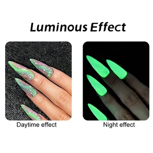 도매 개인 라벨 HEMA HPMA TPO UV 젤 매니큐어 글로우 다크 다이아몬드 고양이 눈 디자인 15ml 흡수 젤 병 포장 로고 - Product Image 6