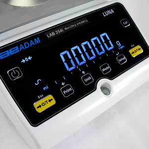 Balanza analítica de laboratorio Veidt LTB2602e con pantalla LED y retroiluminación, capacidad de 2600g y precisión de 0.01g, color dorado, para LTB2602e - Product Image 6
