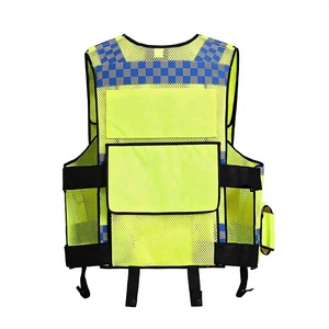Gilet de sécurité haute visibilité en maille réfléchissante, uniforme de travail avec plusieurs poches, ajustement réglable, unisexe, toutes saisons, pour la sécurité - Product Image 3