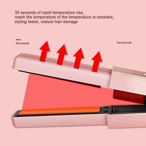 Rizador de Pelo de Cerámica de Calentamiento Rápido, 3 Temperaturas Constantes, Plancha de Pelo Portátil Inalámbrica, Plancha y Rizador de Pelo - Product Image 5