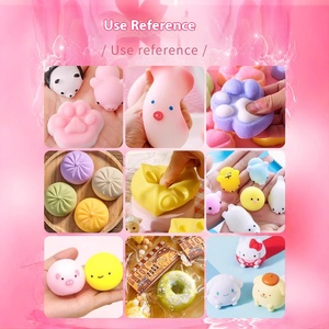 Kit de moulage en silicone DIY pour squishies patte de chat fait main, jouets mochi anti-stress pour enfants - Product Image 3