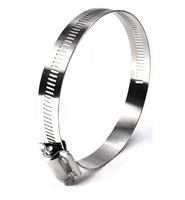Acier inoxydable SS201/304 Type américain réglable automatiquement 1/2 ''-4'' collier de serrage pour tuyau et système métrique de vente en gros automatique