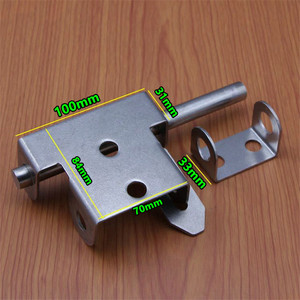 Loquet de porte double face en acier inoxydable à montage en surface, 8 pouces - Product Image 1
