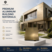 2026 Inno OEM Panneaux de façade gaufrés en aluminium perforé, résistants aux chocs, pour revêtement mural et murs rideaux de bâtiment
