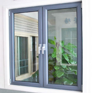 Fenêtres <span class=keywords><strong>à</strong></span> battants français modernes en alliage d'aluminium insonorisées et résistantes aux ouragans avec <span class=keywords><strong>double</strong></span> <span class=keywords><strong>vitrage</strong></span> - Product Image 1