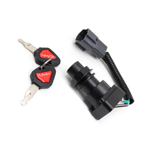 Pour interrupteur d'allumage d'excavatrice <span class=keywords><strong>Kubota</strong></span> U15 20 30 35 KX155 161 interrupteur à clé de démarrage serrure de porte électrique - Product Image 4