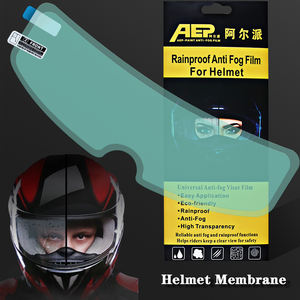 ユニバーサルモーターサイクルヘルメット防曇パッチバイザーレンズヘルメットレンズ雨に対する保護フィルムUVモーターサイクルアクセサリー - Product Image 2