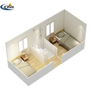 Maison modulaire préfabriquée de conteneur ondulé de conception de restaurant de barre de plage à vendre Allstar Coffee Shop porte en acier hôtel moderne - Product Image 6