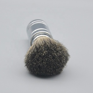 Plata brocha de afeitar de tejón brocha de afeitar nudos - Product Image 2