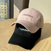 Casquette Souple Non Structurée OEM Brodé avec Lettre pour Hommes et Femmes